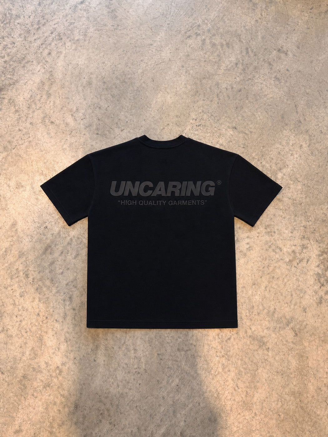 Statement Back Logo Tee — Black