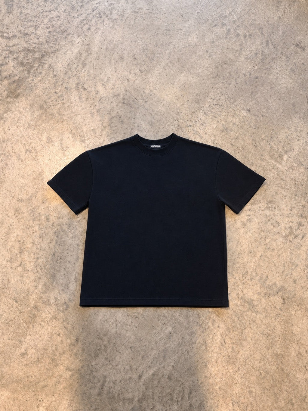 Statement Back Logo Tee — Black