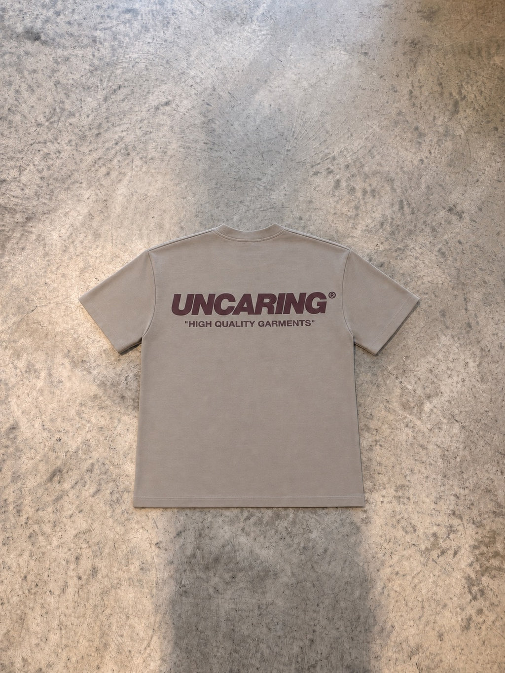 Statement Back Logo Tee — Sand
